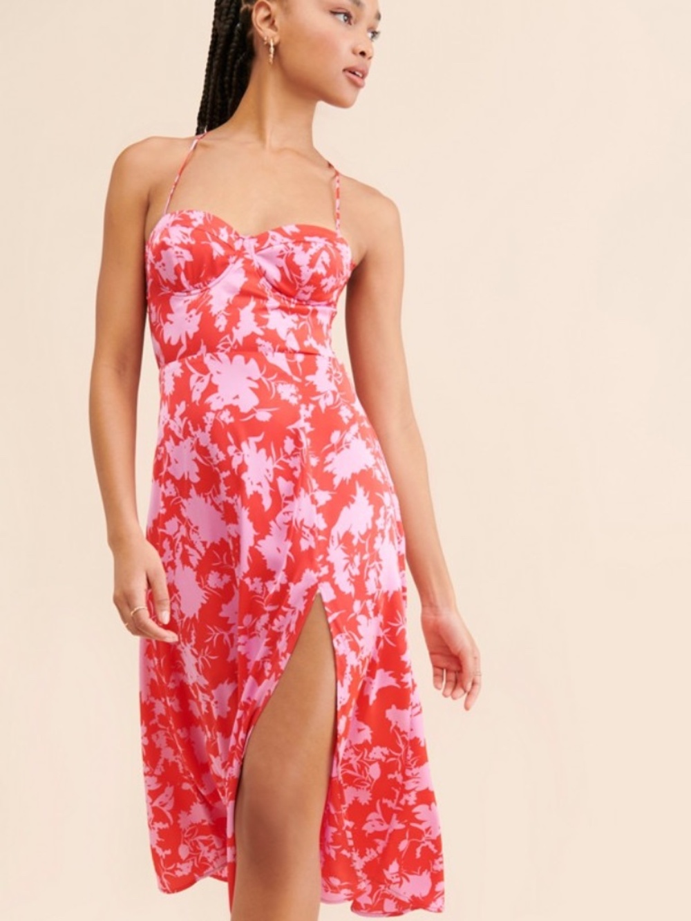 ASTR the Label Gala Midi Dress
